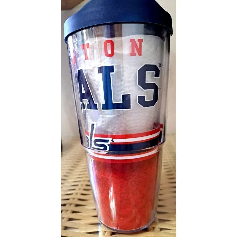 WASHINGTON CAPITALS, 24oz DOUBLE WALL, TUMBLER FROM TERVIS WITH LID INCLUDED